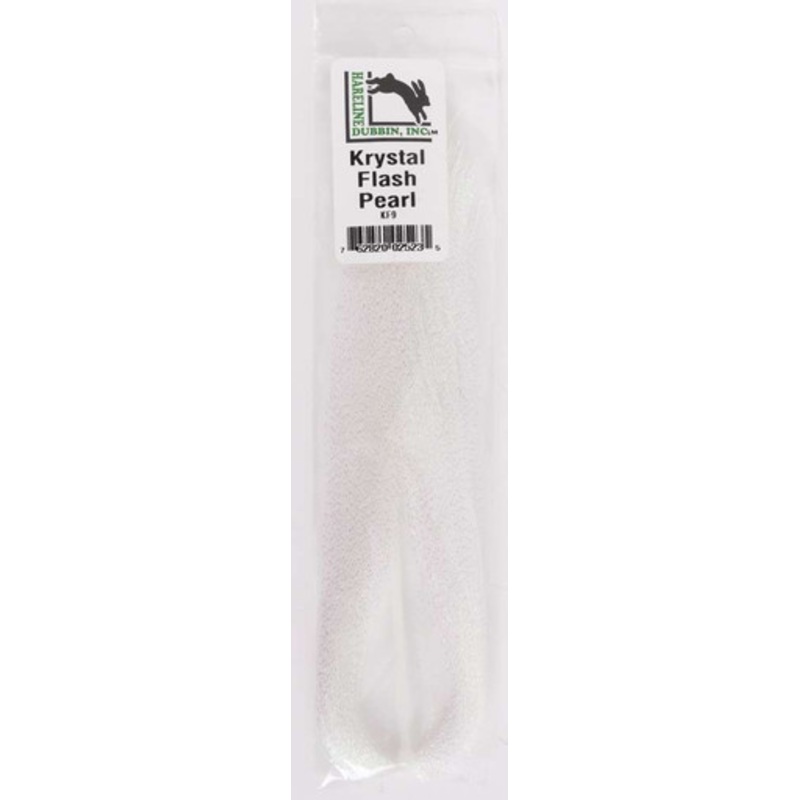 Hareline Dubbin Krystal Flash – Pearl