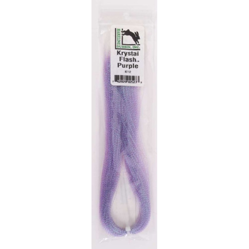 Hareline Dubbin Krystal Flash – Purple
