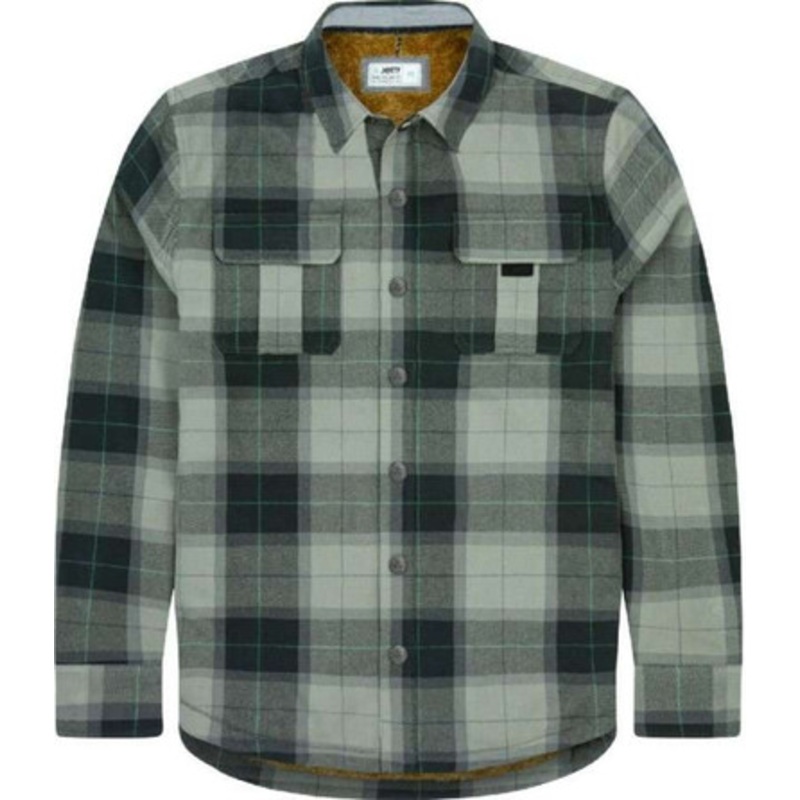 Jetty The Sherpa Jacket – Grey – X-Large