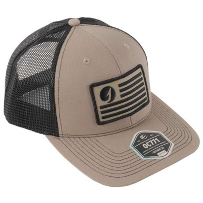 TackleDirect Flag Patch Trucker Hat – Khaki