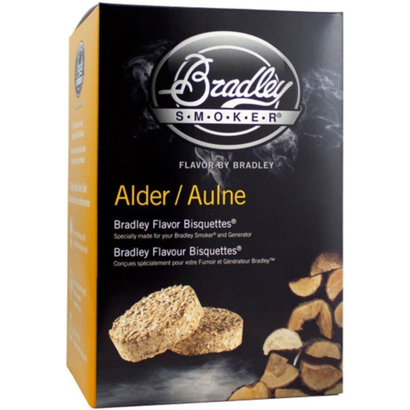 Bradley Smokers Flavored Smoking Bisquettes – Alder – 24 Pack