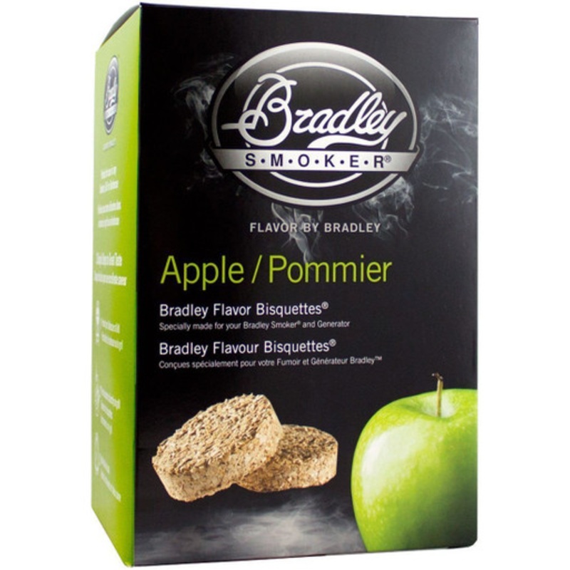 Bradley Smokers Flavored Smoking Bisquettes – Apple – 24 Pack