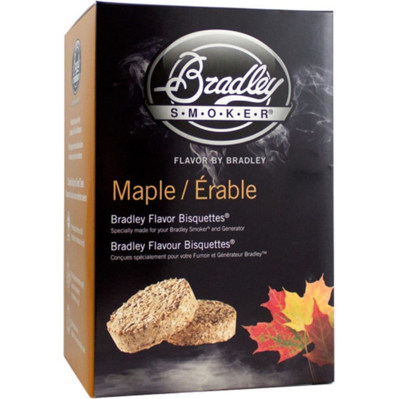 Bradley Smokers Flavored Smoking Bisquettes – Maple – 24 Pack