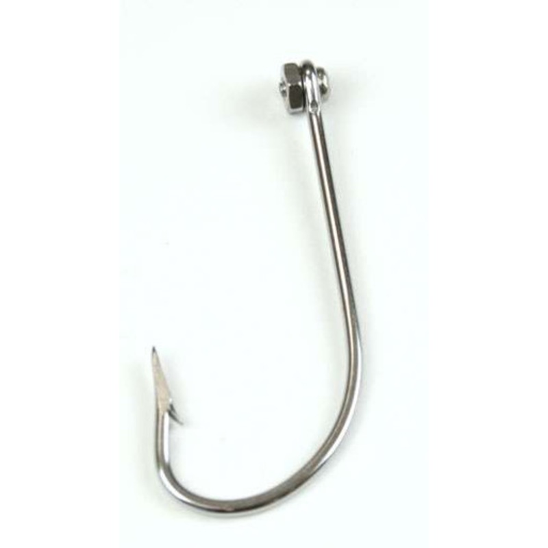 L.B. Huntington Drone Spoon Replacement Hook 9/0 Eye SS