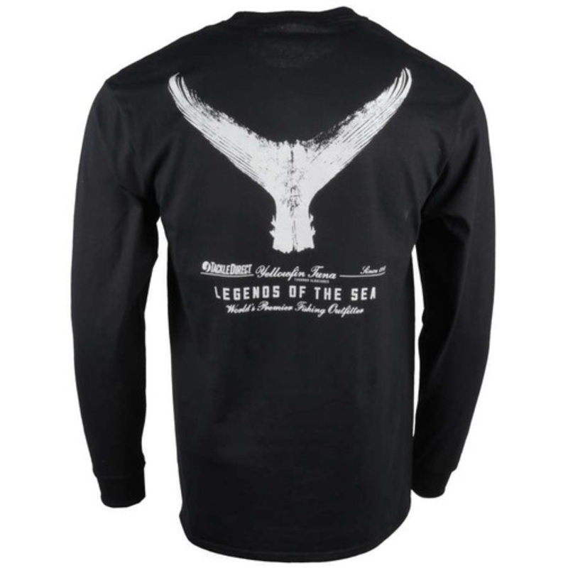 TackleDirect Yellowfin Tuna Long Sleeve – Black – X-Large