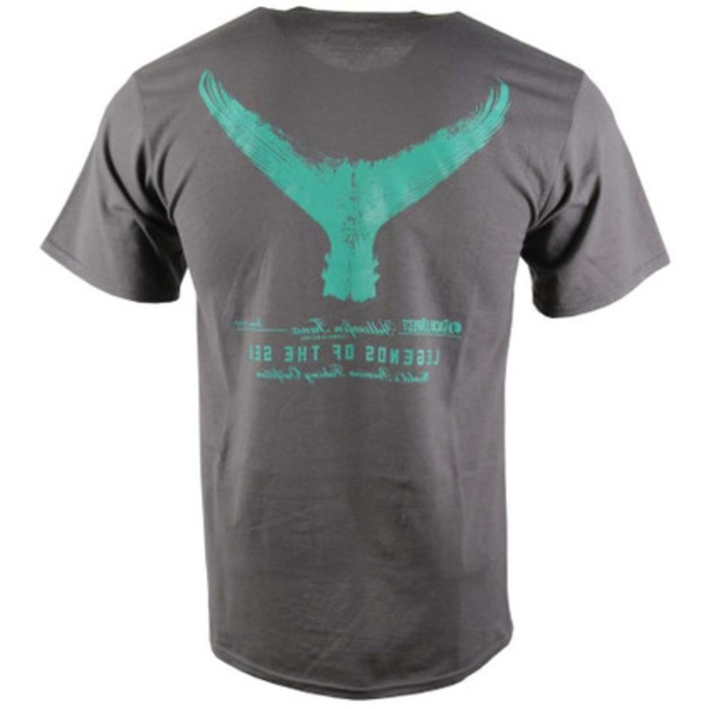 TackleDirect Yellowfin Tuna T-Shirt – Charcoal – X-Small