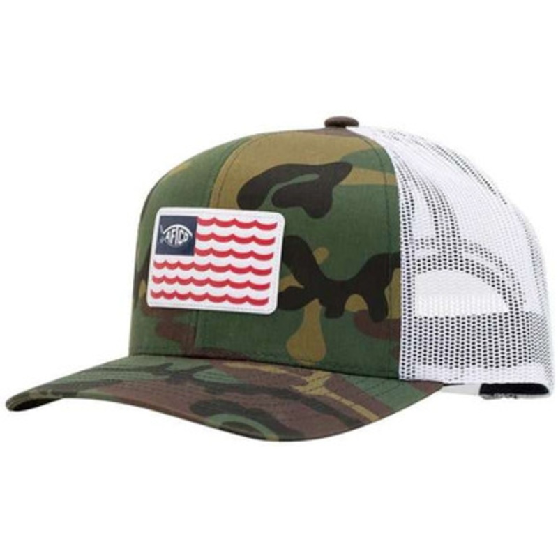 Aftco Canton Trucker Hat – Green Camo – OS