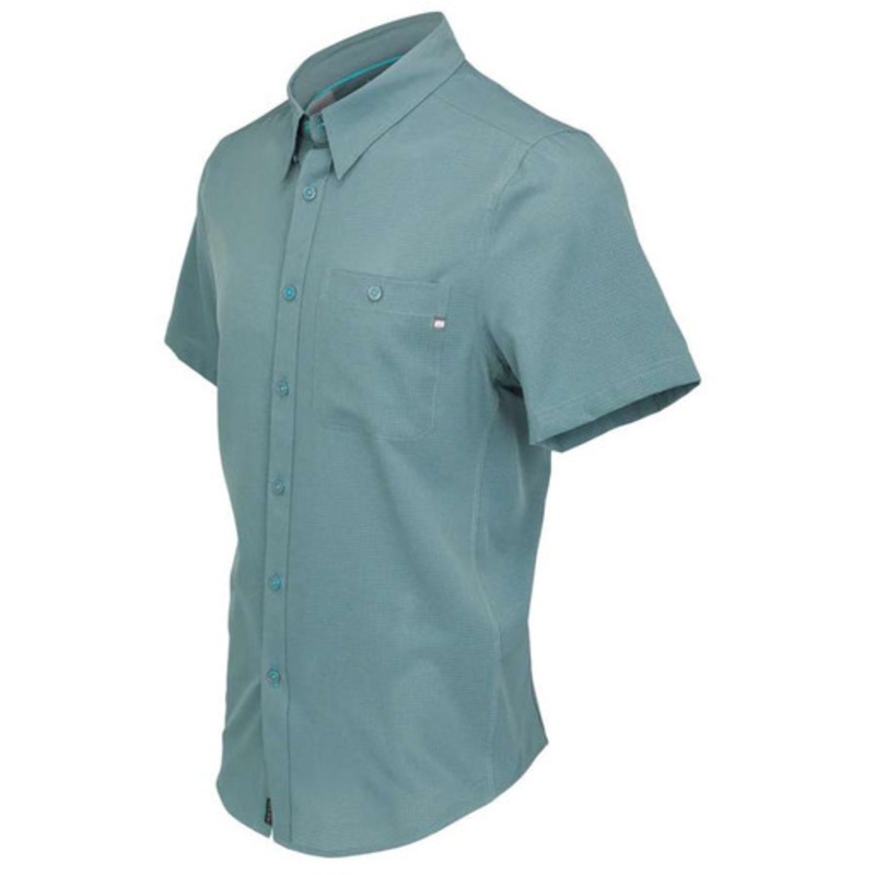 AVID Sportswear Cabo Performance Short Sleeve Shirt – Light Slate – Large