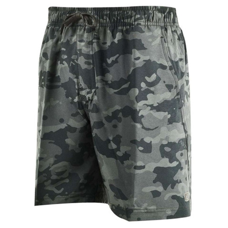 AVID Sportswear Sandbar Volley Short – Black Camo – Small