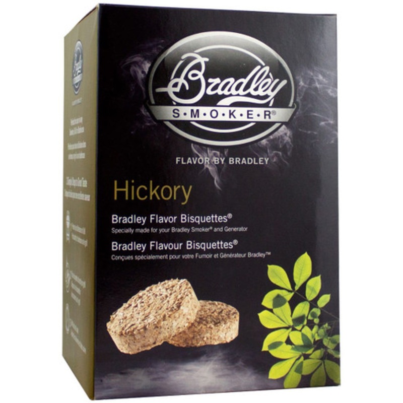 Bradley Smokers Flavored Smoking Bisquettes – Hickory – 24 Pack