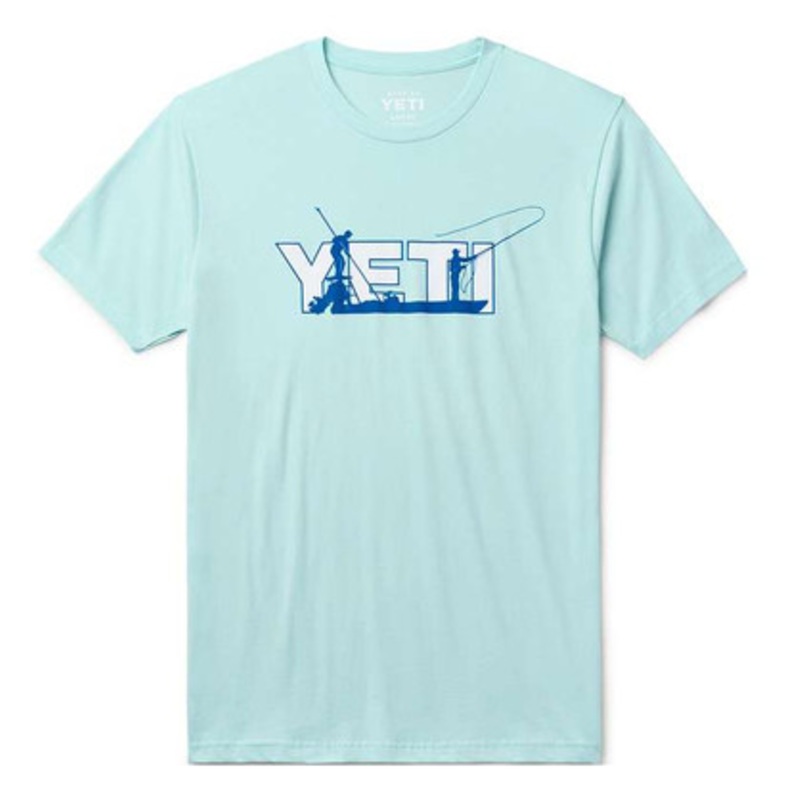 YETI Skiff Short Sleeve T-Shirt – Light Blue – 3X-Large