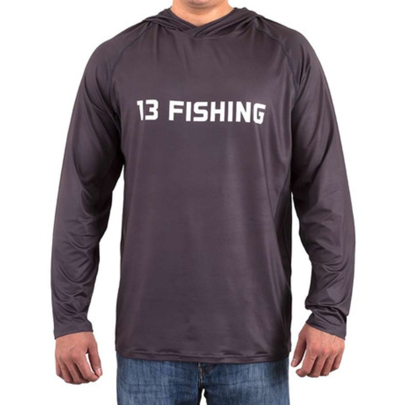 13 Fishing SUS Performance Long Sleeve Hooded Shirt – X-Large