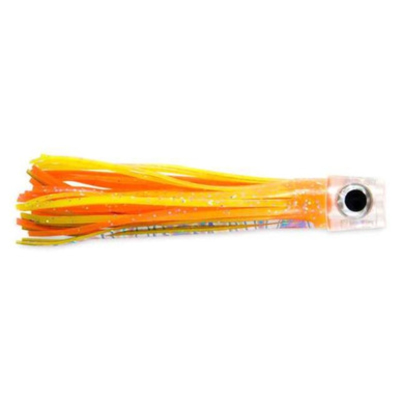 C&H Lil’ Stubby Lure w/ Mono Rig – Chartreuse/Orange