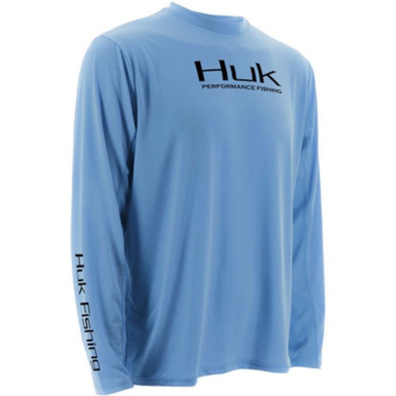 Huk Performance ICON Long Sleeve Shirt – Carolina Blue – X-Large