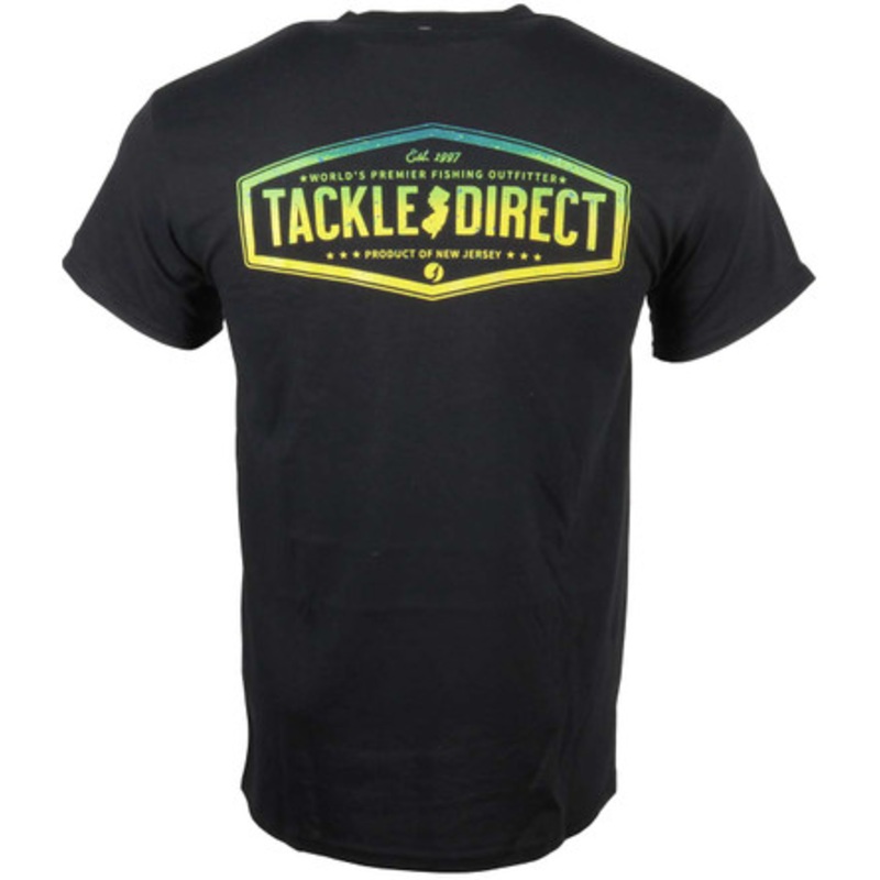 TackleDirect Dorado Badge Short Sleeve T-Shirt – Black – Small