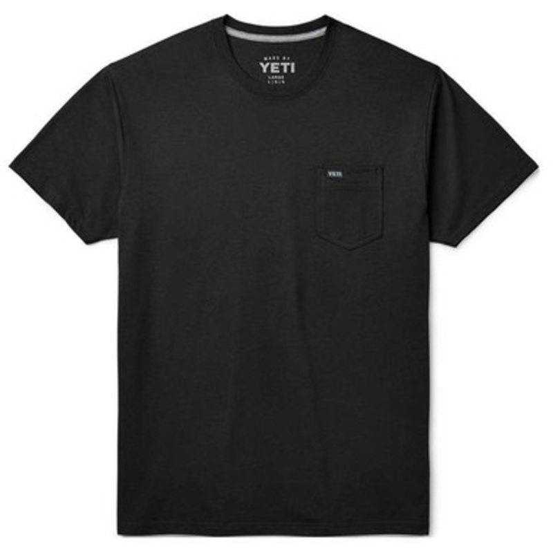 YETI Premium Pocket Short Sleeve T-Shirt – Black – Medium