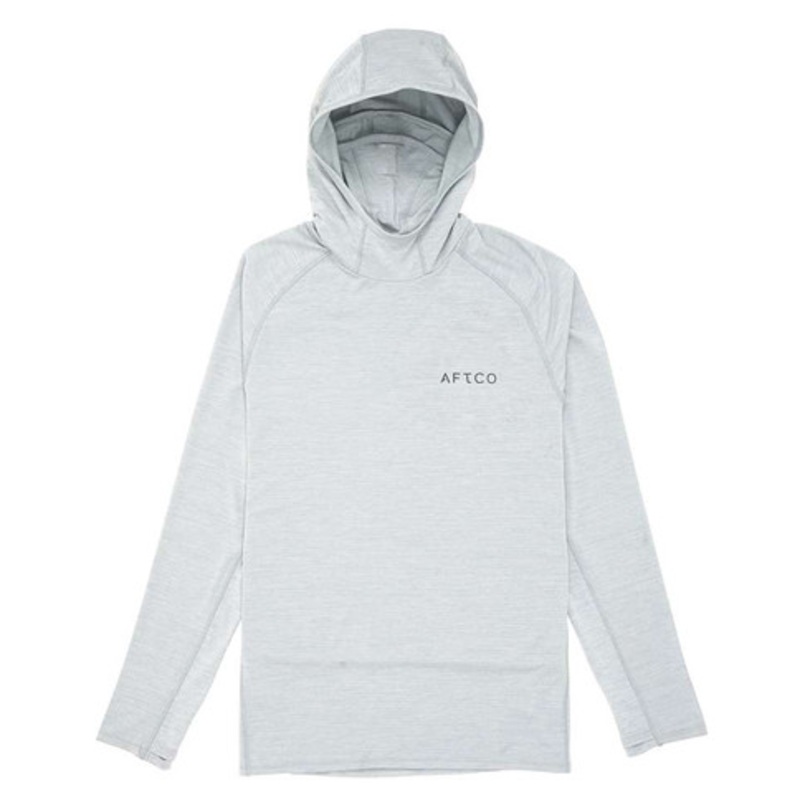 Aftco Adapt Phase Change Performance Hoodie – Light Gray Heather – 2X-Large