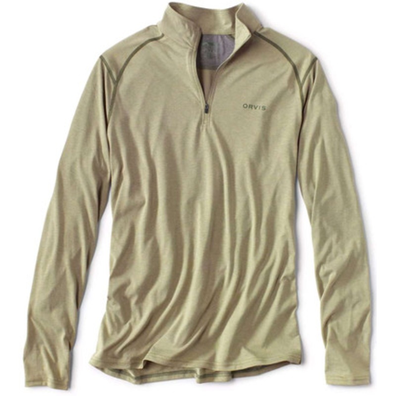 Orvis Dri-Release Quarter Zip Shirt – Moss Green – Large