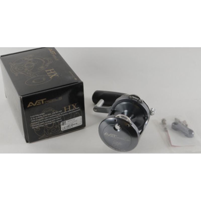 Avet HXW 5/2 RAPTOR Two-Speed Lever Drag Casting Reel Gunmetal Open BOX