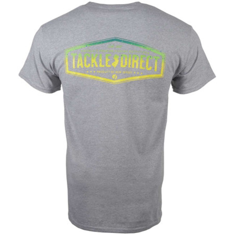 TackleDirect Dorado Badge Short Sleeve T-Shirt – Sports Grey – 2X-Large