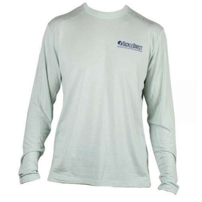 TackleDirect Free Fly FF102 TackleDirect Logo Bamboo Tech Long Sleeve Shirt – Large