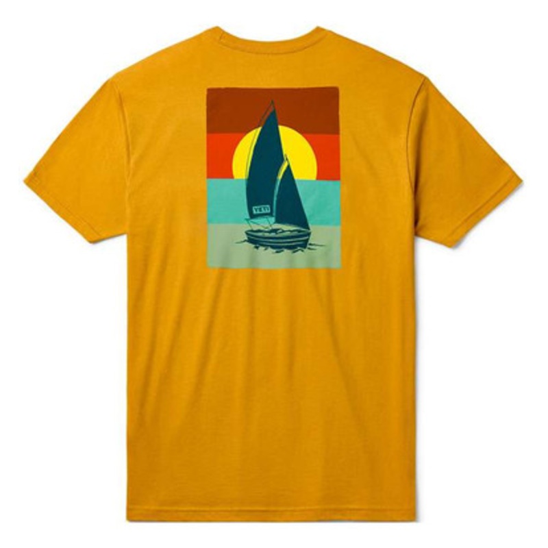 YETI Sunset Sails Short Sleeve T-Shirt – Charcoal – X-Large