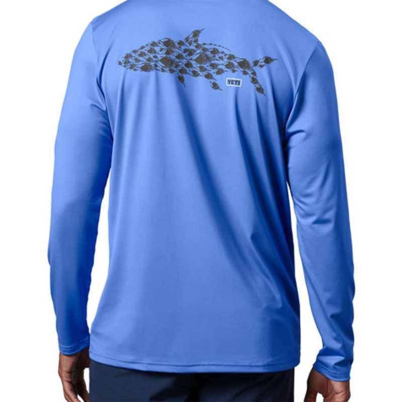 YETI Tarpon Long Sleeve Sunshirt – Offshore Blue – Small