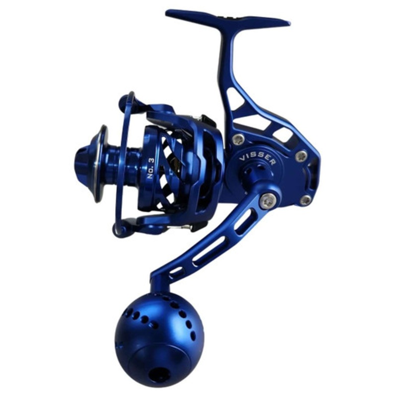 Visser Spinning Reels – No. – 3 Blue