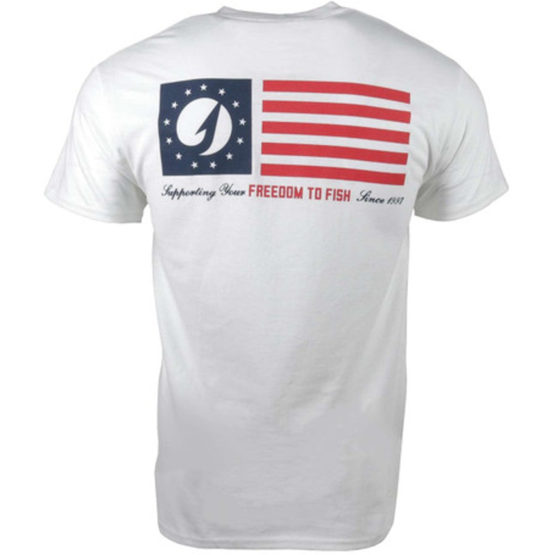 TackleDirect Freedom Short Sleeve T-Shirt – White – X-Large