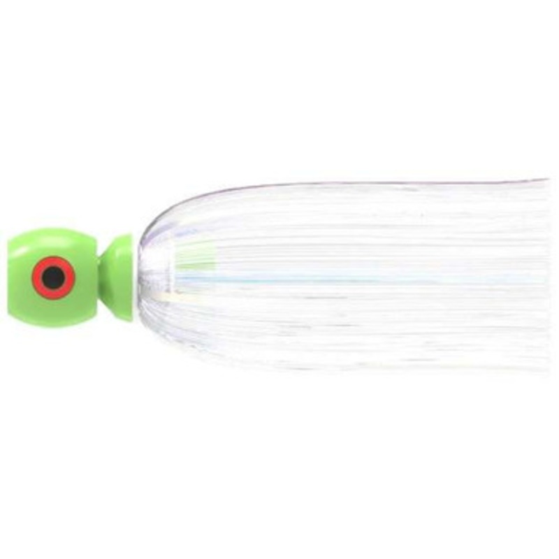 WolfPack Tackle Jet Big Bertha Trolling Head – GGB w/ Crystal Hair