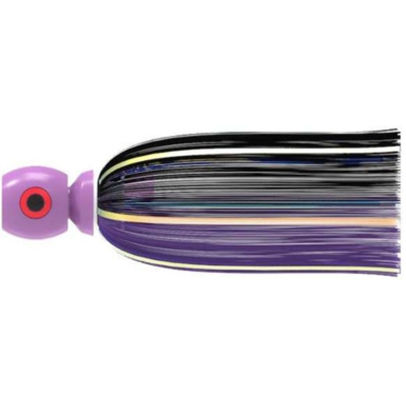 WolfPack Tackle Jet Big Bertha Trolling Head – GPB w/ Blk/Pur Hair