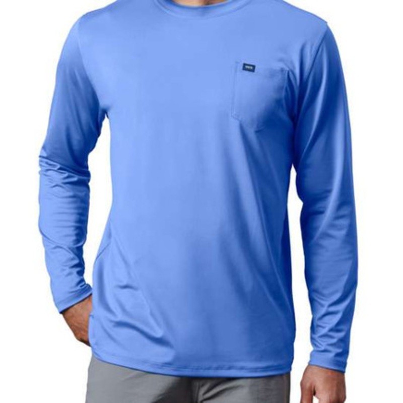 YETI Pocket Long Sleeve Sunshirt – Offshore Blue – 2X-Large