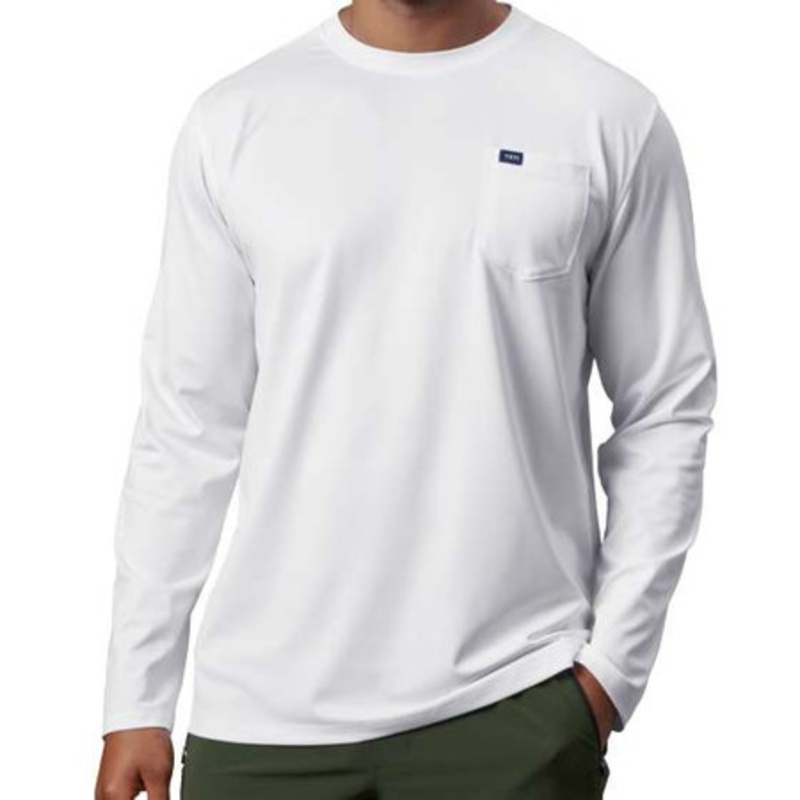 YETI Pocket Long Sleeve Sunshirt – White – X-Large