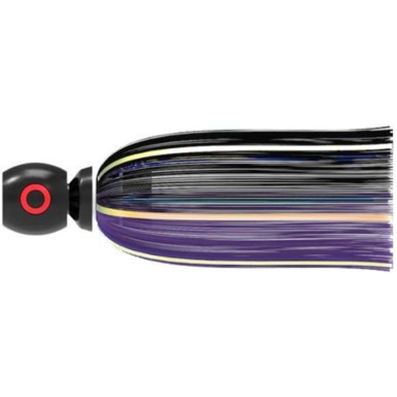 WolfPack Tackle Jet Big Bertha Trolling Head – JBB w/ Blk/Purple Hair