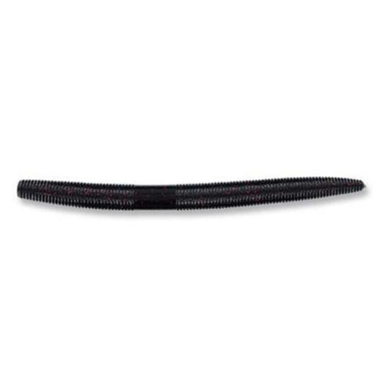Yamamoto 5in Senko Lure – 051 Black w/Small Red Flake