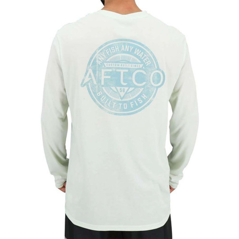 Aftco Rogue Long Sleeve Performance Shirt – Sprout Heather – Small