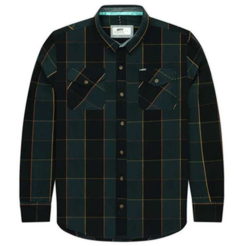 Jetty Breaker Flannel – Charcoal – X-Large