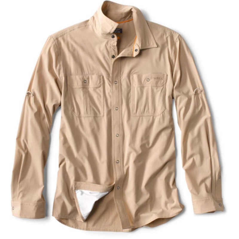 Orvis Jackson Quick-Dry OutSmart Utility Long Sleeve Shirt – Sandcastle – Medium