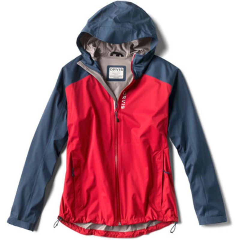 Orvis Ultralight Storm Jacket – Atlantic/Flag Red – 2X-Large