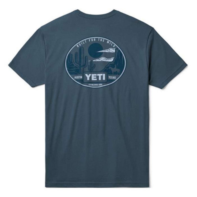 YETI Horse Canyon Short Sleeve T-Shirt – Indigo – 2X-Large