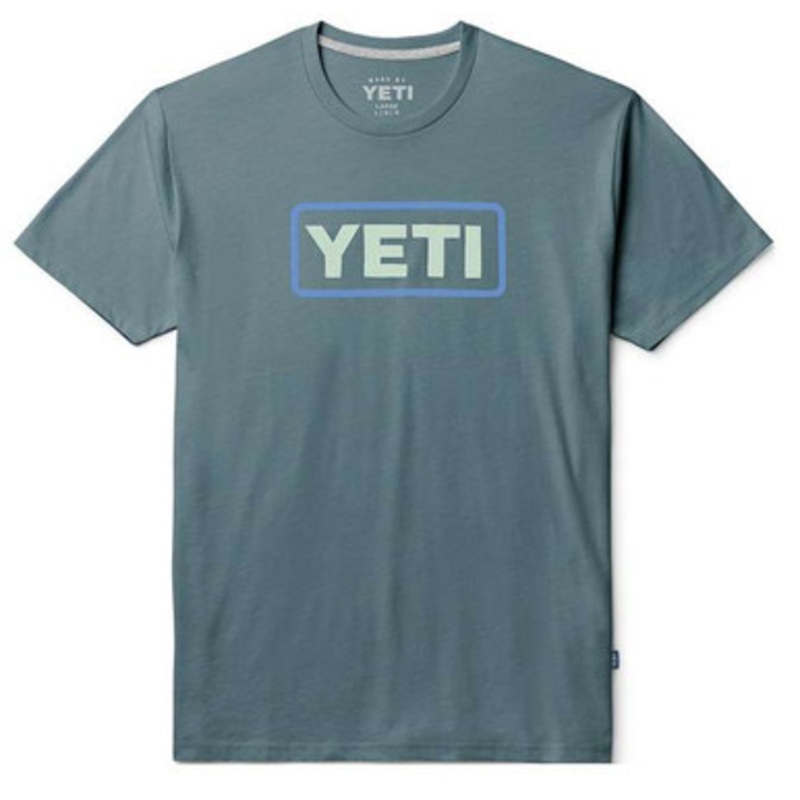 YETI Premium Logo Badge Short Sleeve T-Shirt – Indigo -3X-Large