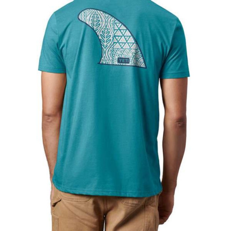 YETI Surf Fin Short Sleeve T-Shirt – Teal – Medium
