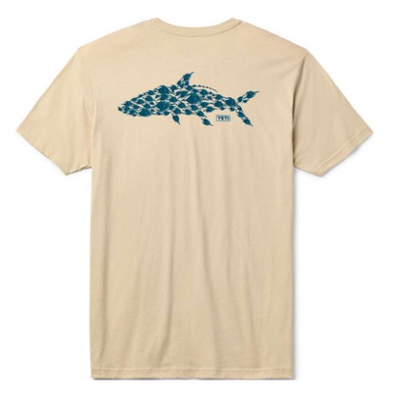 YETI Tarpon Short Sleeve T-Shirt – Cream – Large