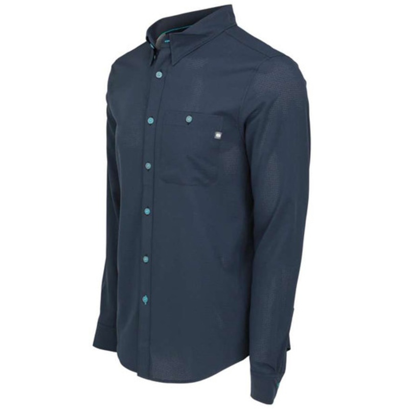 AVID Sportswear Cabo Performance Fishing Shirt – Navy – X-Large