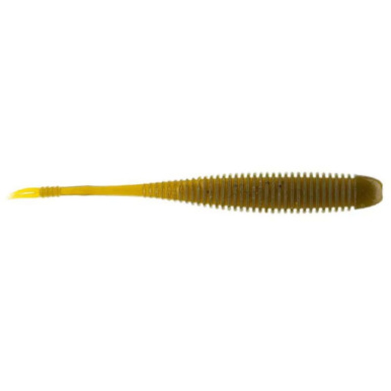 BaitFuel Flat Sided Shad – 5.5in – Green Pumpkin
