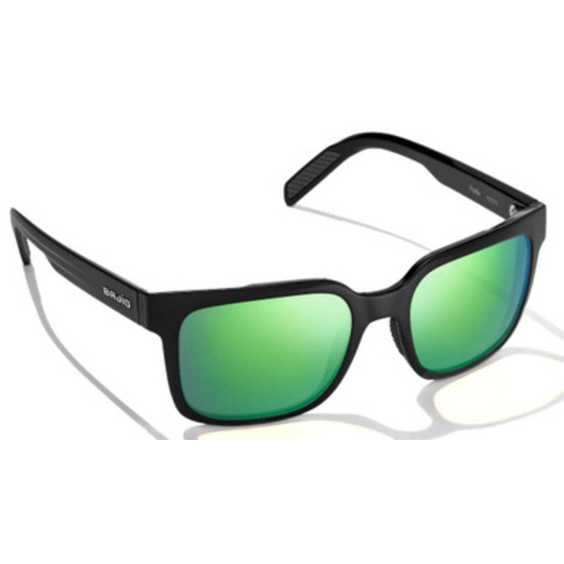 Bajio Paila Sunglasses – Black Gloss Frame/Green PC Lens