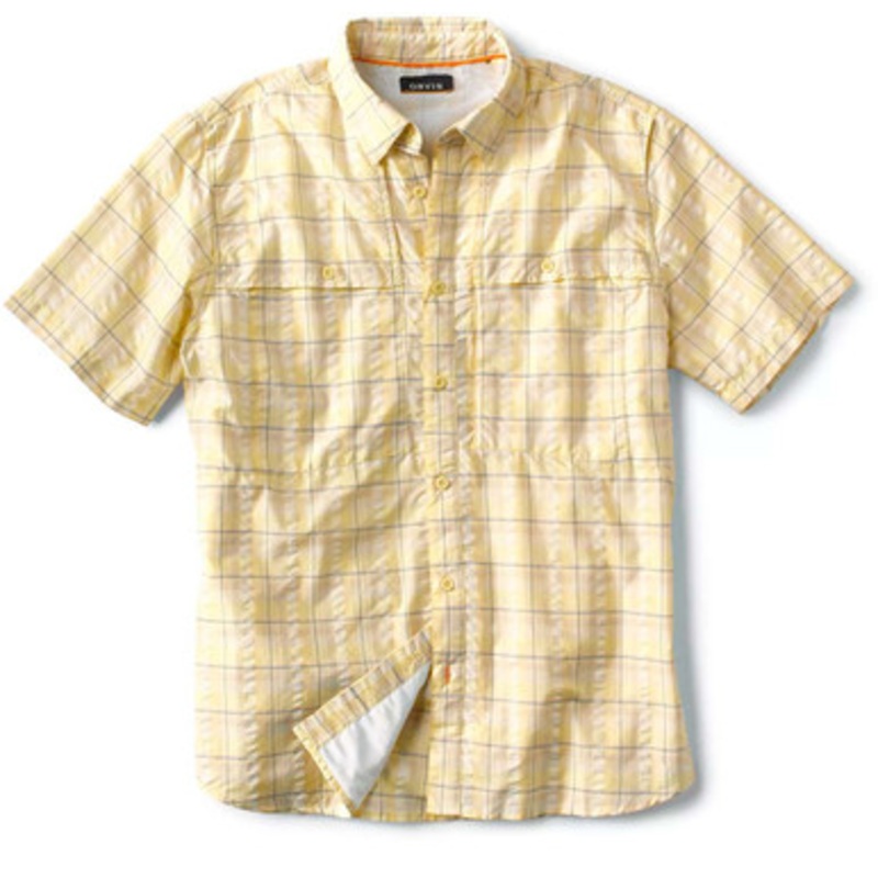 Orvis Open Air Caster Short Sleeve Shirt – Butter Plaid – 2X-Large