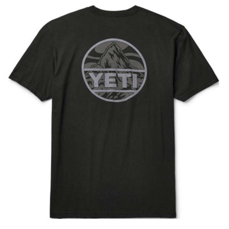 YETI Mountain Badge Short Sleeve T-Shirt – Black – 3X-Large
