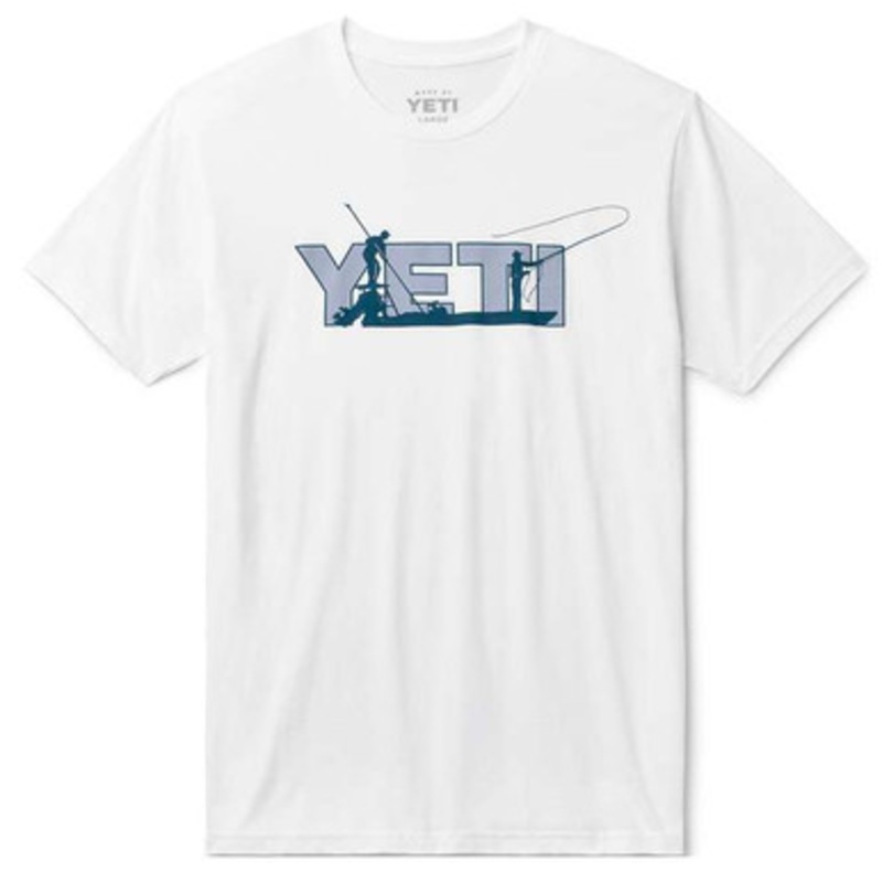 YETI Skiff Short Sleeve T-Shirt – White – Medium