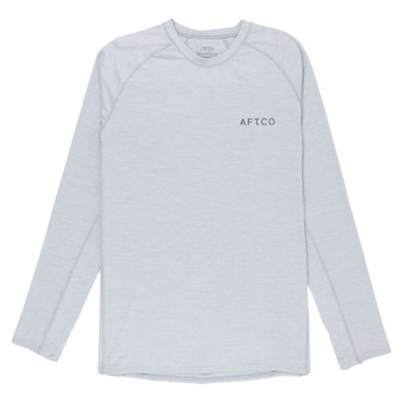 Aftco Adapt Phase Change Performance Shirt – Light Gray Heather – X-Large